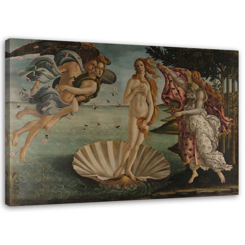 Obraz na płótnie Feeby Narodziny Wenus - S. Botticelli reprodukcja 30x20cm 1szt