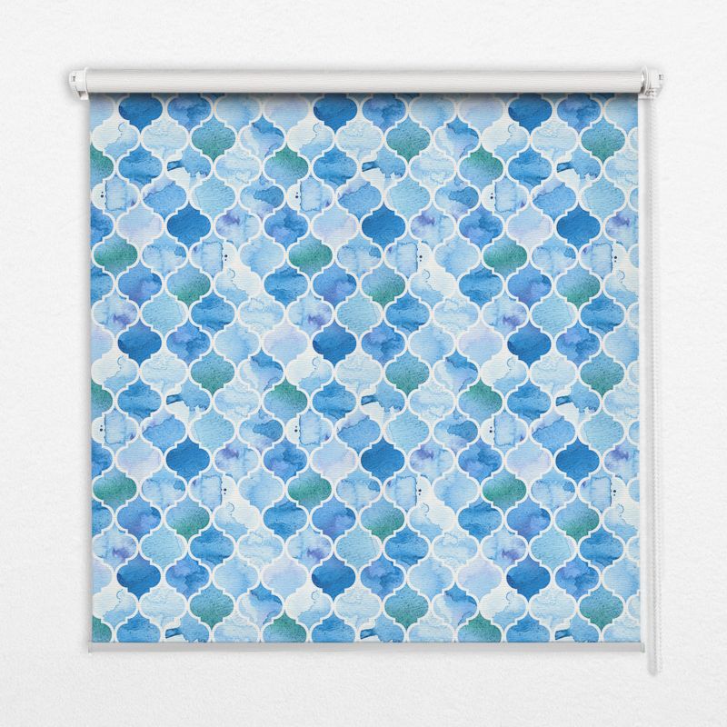 Roleta Przepuszczające Światło Tulup 90x180 cm Wzór Lampy Montaż do ściany/sufitu 1 szt.