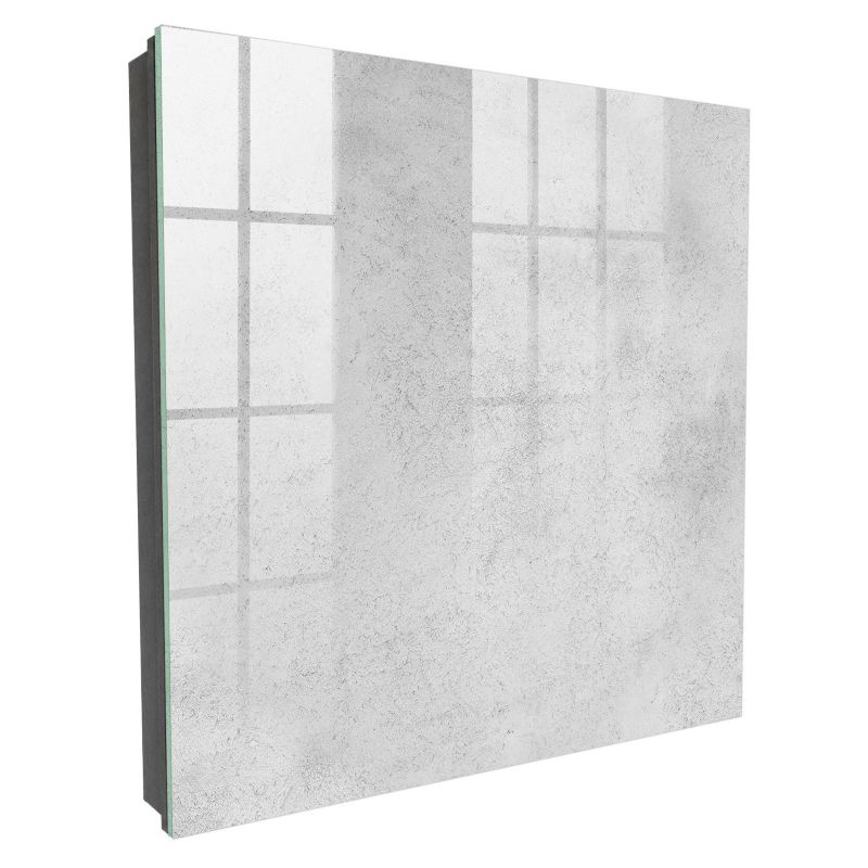 Pudełko Na Klucze Tulup 30x30 cm Szara tekstura - Czarna - Otwierana na lewo 1 szt.