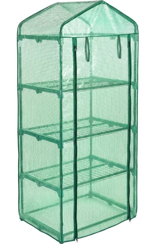 Szklarnia Jufisto balkonowa, 4-półkowa, PE 140g, 69 x 49 x 160 cm, 1 szt.