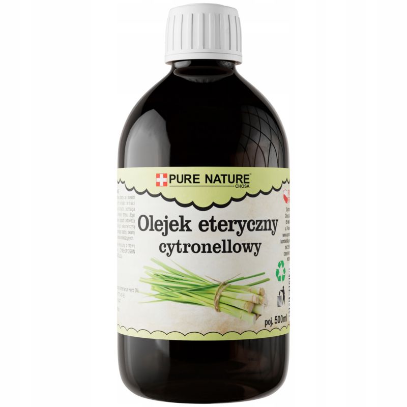 Olejek cytronella naturalny Pure Chemical olejek eteryczny bez dodatków 500ml 1 szt.