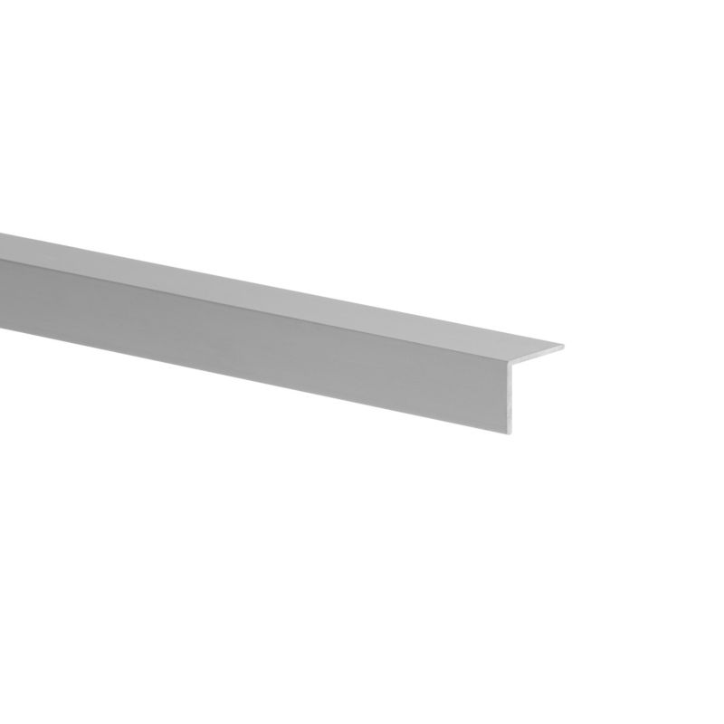 Kątownik aluminiowy gładki 2000 x 20 x 20 x 1,5 mm szary