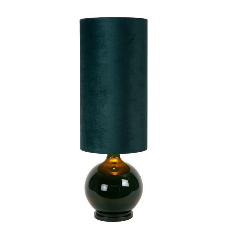 Lampa stołowa z abażurem Lucide Esterad zielona 1xE27x60W IP20 wym:100x34x34cm - 1 szt.