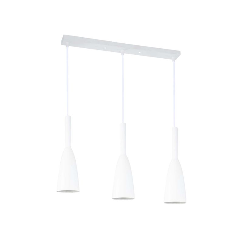 Lampa wisząca Light Prestige Solin 8855 biała szerokość 50 cm 3xE27 x 60W 1 szt.