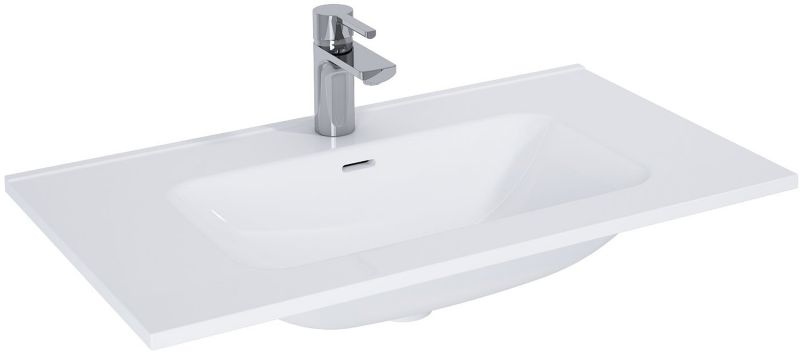 Umywalka meblowa Elita Skappa 80,8x46 cm biała z przelewem, ceramika 1 szt.