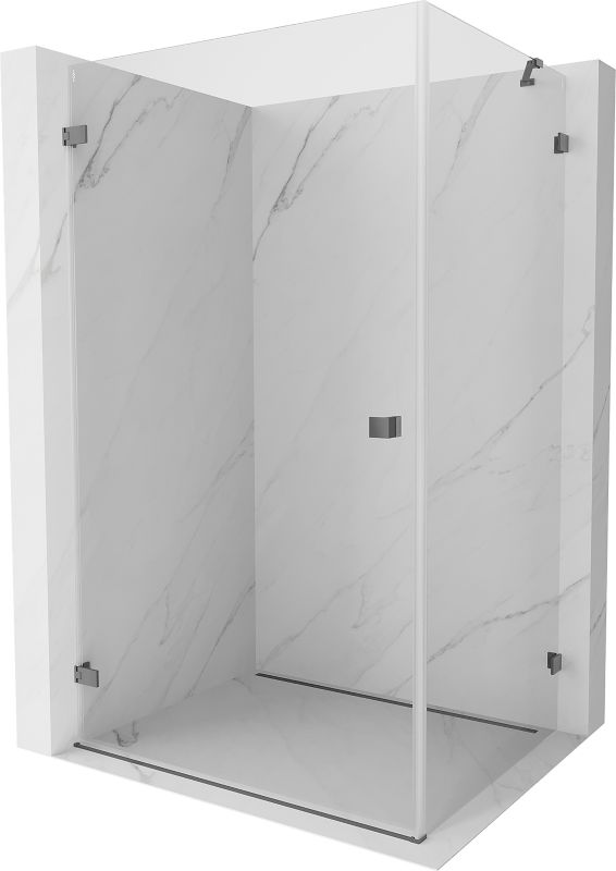 Kabina prysznicowa Mexen Lunar-B transparent gun metal 100x80 cm 1 szt.