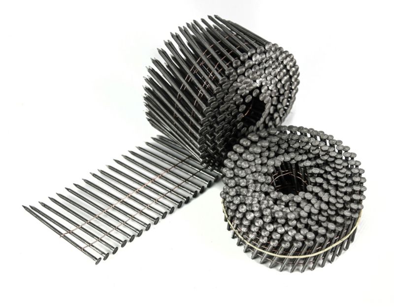 Gwoździe do gwoździarki łączone drutem Emiko 3,1x70mm pierścieniowe bębnowe koletowane 2700szt.