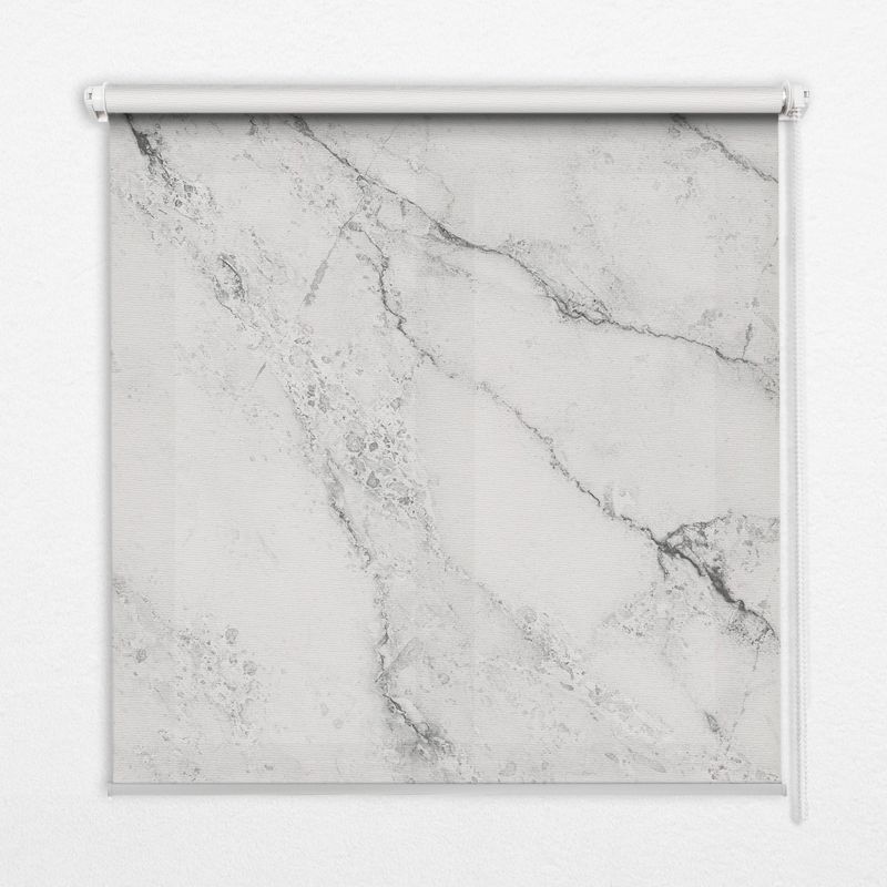 Roleta Wewnętrzna Tulup 100x100 cm Szary Marmur Montaż do ściany/sufitu 1 szt.