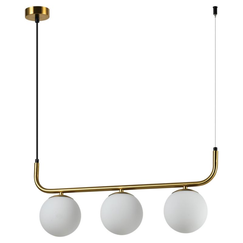 Lampa wisząca Light Prestige ALISA złota 3xE14x10W wym:122,5x60x13cm IP20 -1 szt.