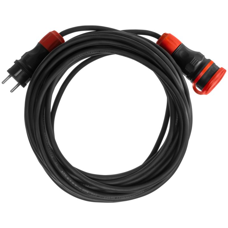 Przedłużacz budowlany KEL EXTREME 40 m 1 gniazdo 3 x 1,5 mm² H05RR-F IP54 czarny 1 szt.