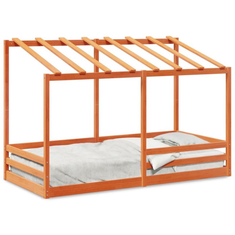 Łóżko drewniane WaszeMeble 90x200 cm brąz WM-847002 1 szt.