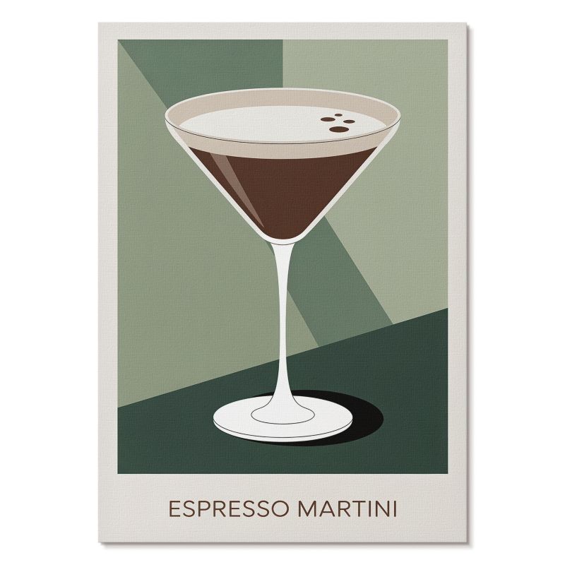 Nowoczesny Plakat na Płótnie Tulup 59,4,x84 cm (A1) Martini grafika Do salonu, kuchni, biura 1 szt.