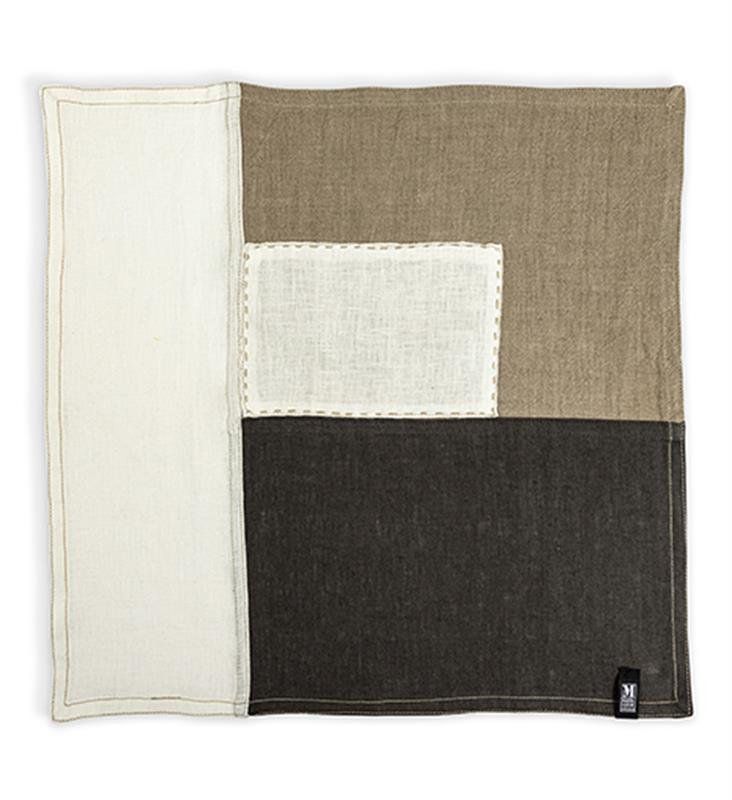 Zestaw x2 serwetek 45x45cm beżowy RAGNA 400121 Markslojd 1 szt.