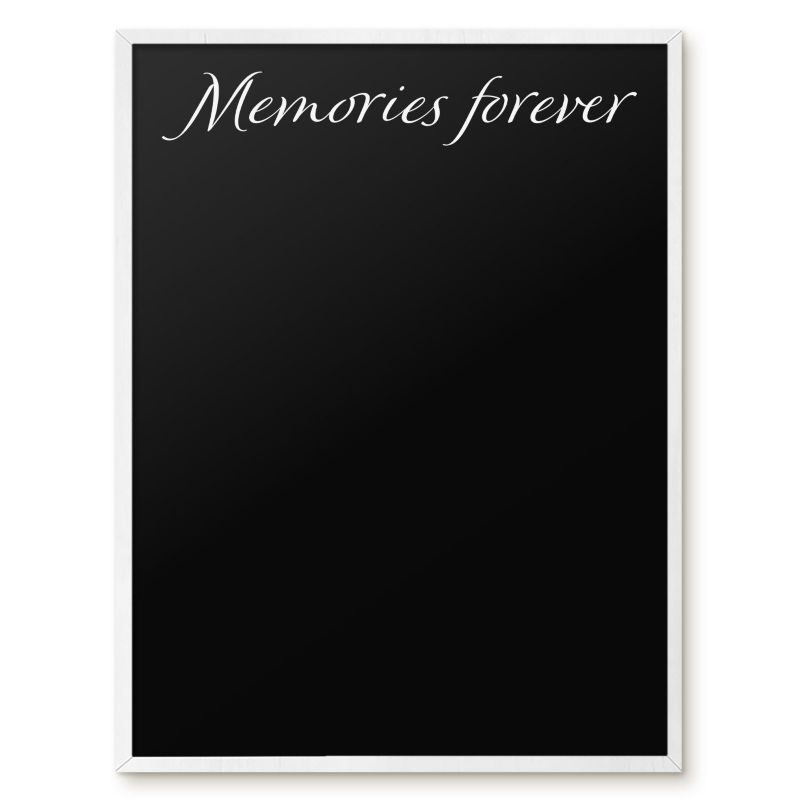 Tablica Magnetyczna Do Biura Tulup 60x80 cm Memories forever 9 - Biała rama Do salonu, sypialni 1 szt.