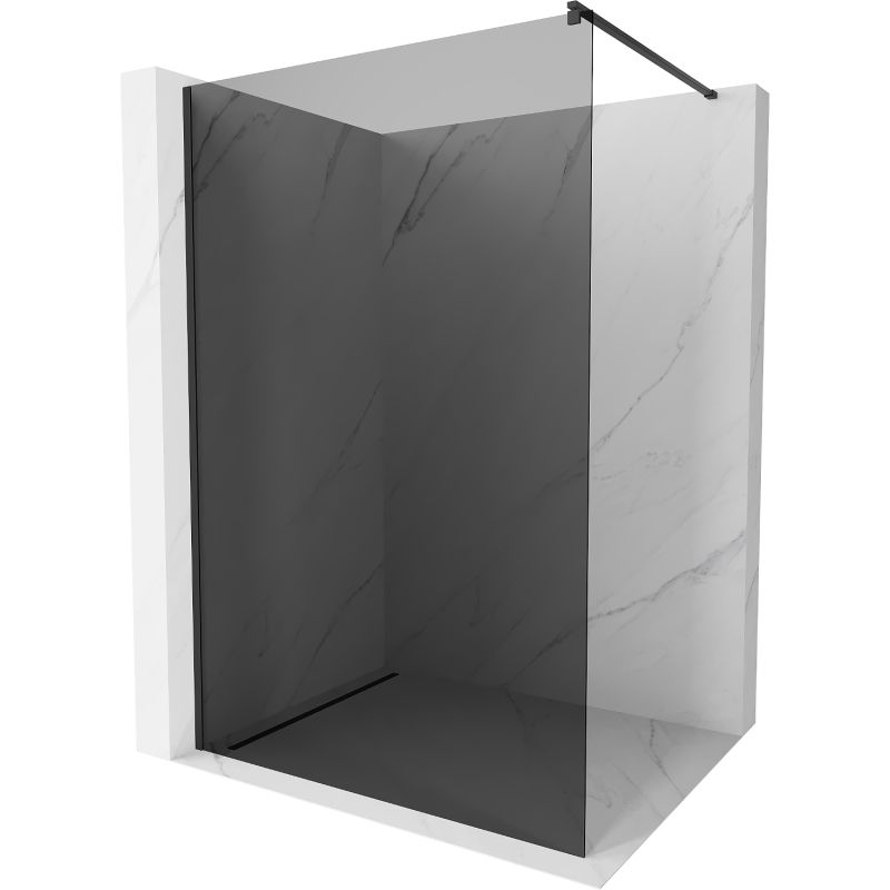 Ścianka prysznicowa Mexen Kioto czarna 80x200 cm 800-080-101-70-40 1 szt.