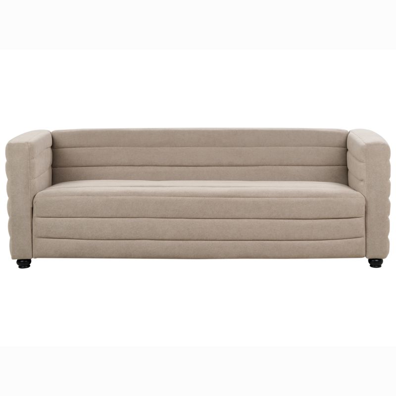 Sofa dla 3 osób Hofn Beżowoszary 1 szt.