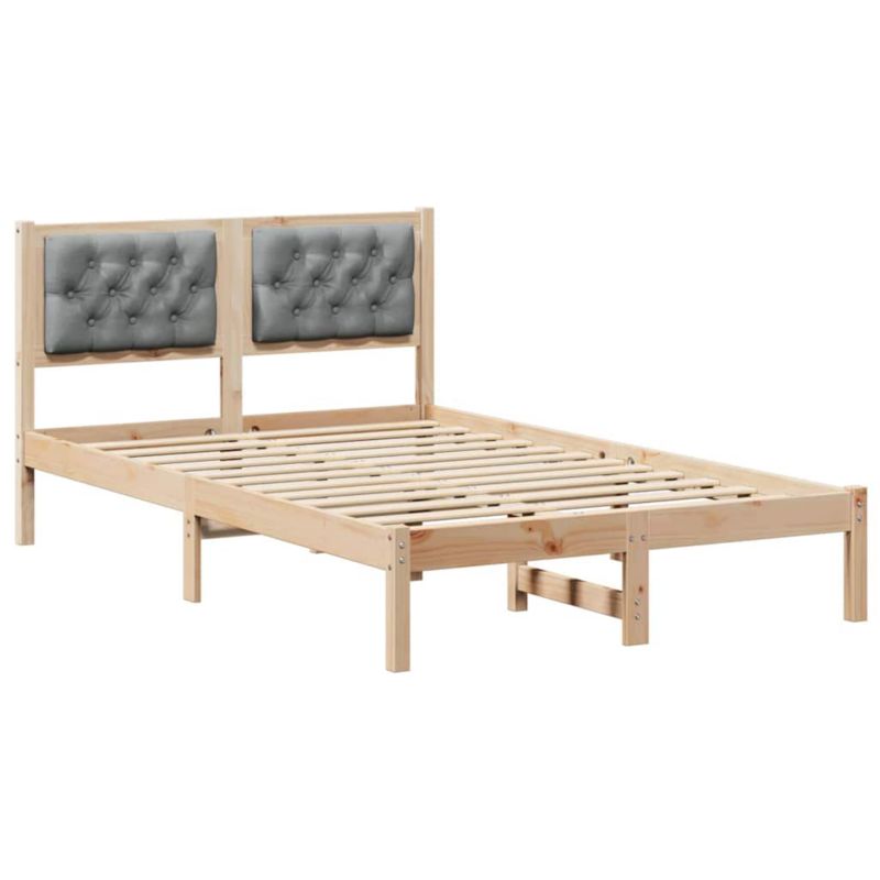 Łóżko Drewniane WaszeMeble 135x190 cm Brązowe WM-878199 1 szt.