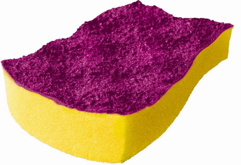 Gąbka do naczyń Vileda Pur Active Colors 4 szt. - Bezpieczna dla teflonu, różne kolory