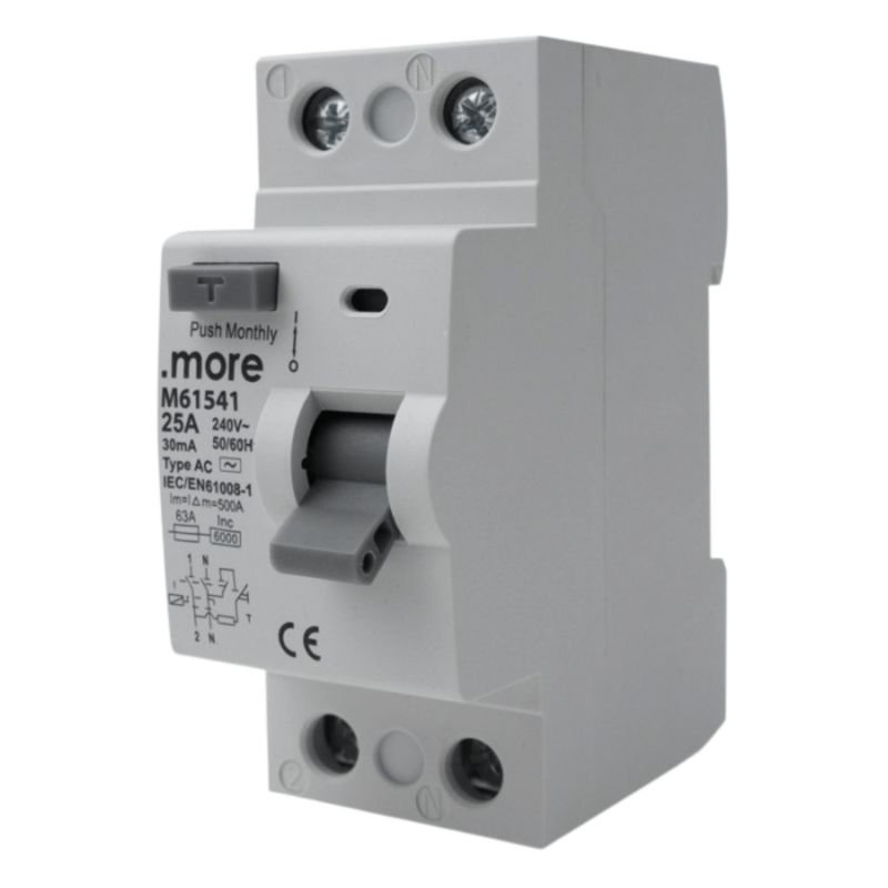 Wyłącznik Różnicowoprądowy Ac Eco Light 6Ka 2P 25A 30Ma U M61541 1szt.