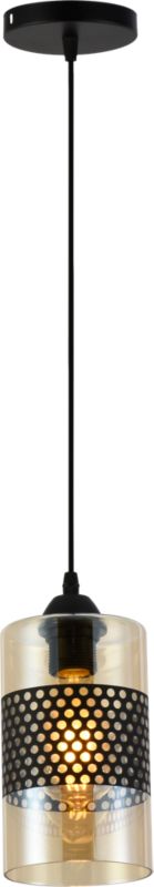 Lampa wisząca Vargo czarna 1xE27x60W IP20 wym:100x12x12cm - 1 szt.