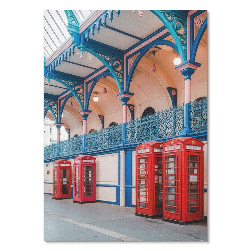 Nowoczesny Plakat na Płótnie Tulup 29,7x42 cm (A3) Retro architektura Do salonu, biura, przedpokoju 1 szt.