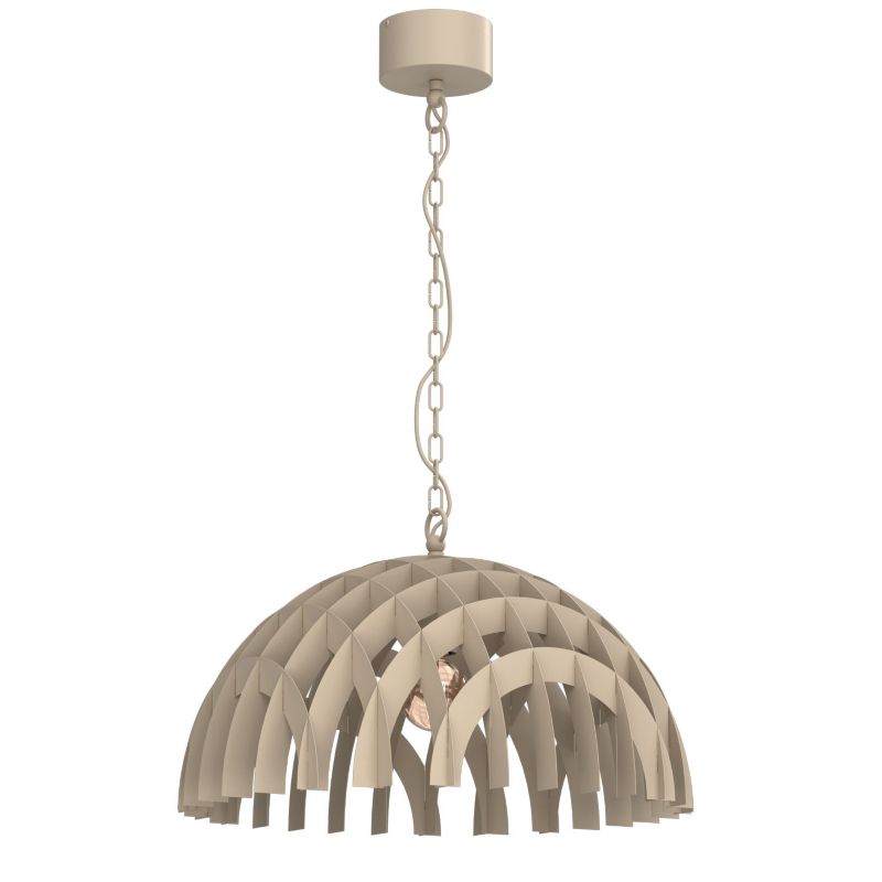 Lampa wisząca Luminex Space beżowa 1xE27x15W IP20 wym:130x50x50cm - 1 szt.
