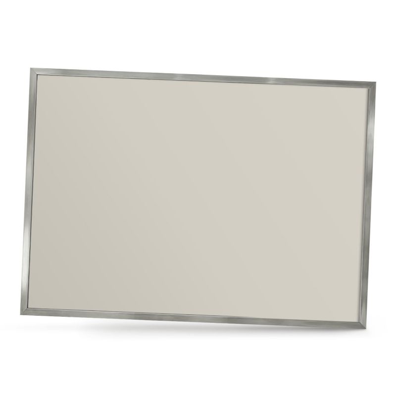 Dekoracyjna tablica magnetyczna ArtPrintCave 70x50 Ciepły kamienny w srebrnej ramie 1szt