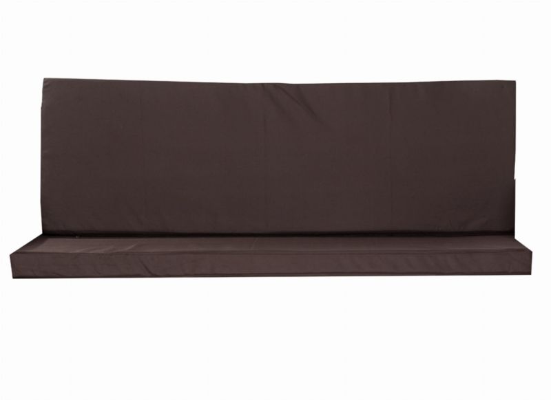 Poduszka ogrodowa na huśtawkę 3-osobową, Setgarden, 160x50x50cm, brązowa poduszka ogrdowa na ławkę zdejmowany pokrowiec, 1szt