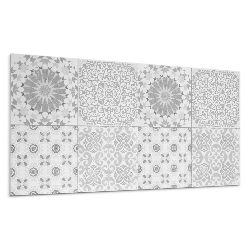 Panel samoprzylepny Wallfluent 100x50 cm Kwiatowo-geometriczna kompozycja 1 szt.