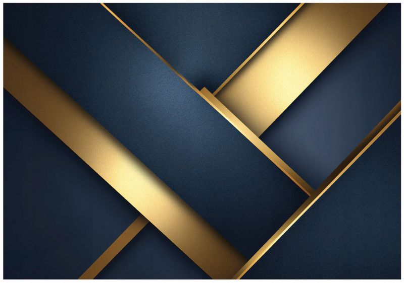 Fototapeta WALLARENA Do Sypialni Salonu Na Flizelinie Abstrakcja Glamour Geometryczna Niebieski 250x175 cm 16209VX5 1 szt.