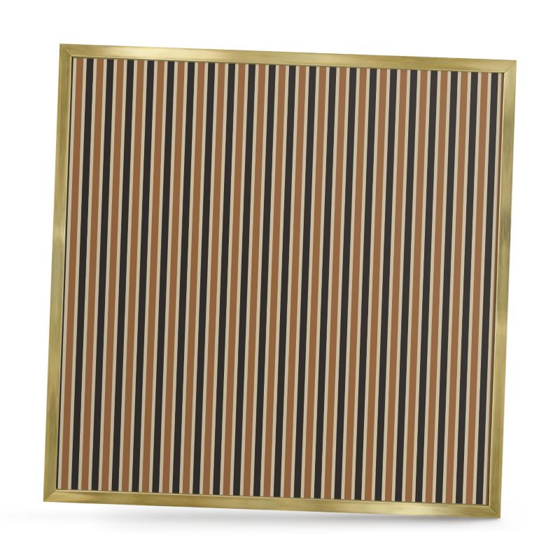 Tablica magnetyczna dekoracyjna ArtPrintCave 50x50 Geometryczny wzór w złotej ramie 1szt