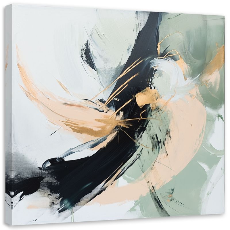 Obraz do salonu sypialni Feeby Abstrakcja imitacja farby olejnej 40x40cm 1szt