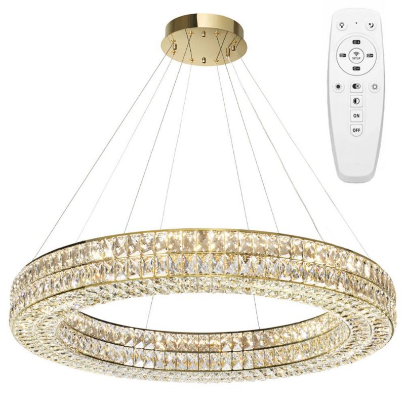 Lampa Sufitowa Wisząca Toolight Led App1569-Cp Złoty