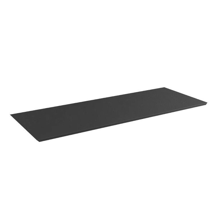 Blat łazienkowy KROFAM kompaktowy 130 cm czarny struktura kamienia 1 szt.