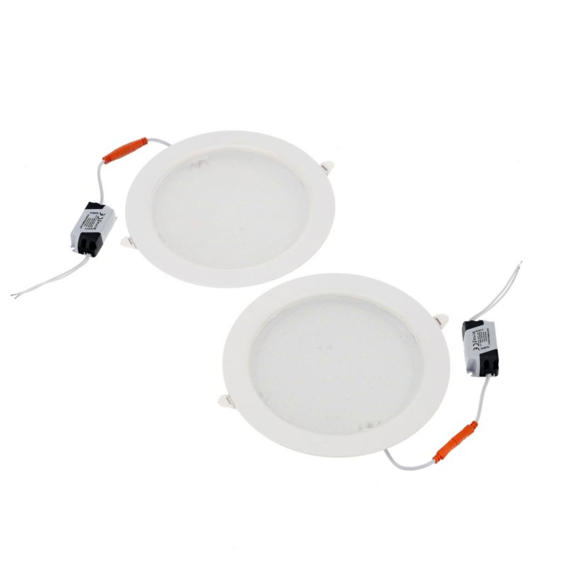 Oprawa LED HOROZ AURA PRIZMA dwupak 2x18W biała 4200K wpuszczana 1 opk.