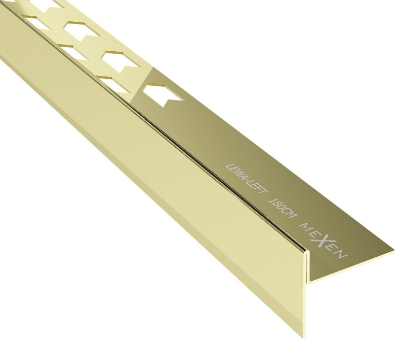 Listwa podłogowa Mexen Line-B złota 180 cm lewa 1 szt.