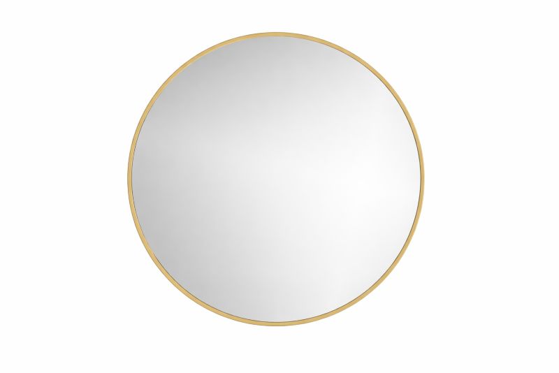 Lustro okrągłe Cordia Plus Round Line w złotej ramie 80cm 1szt.