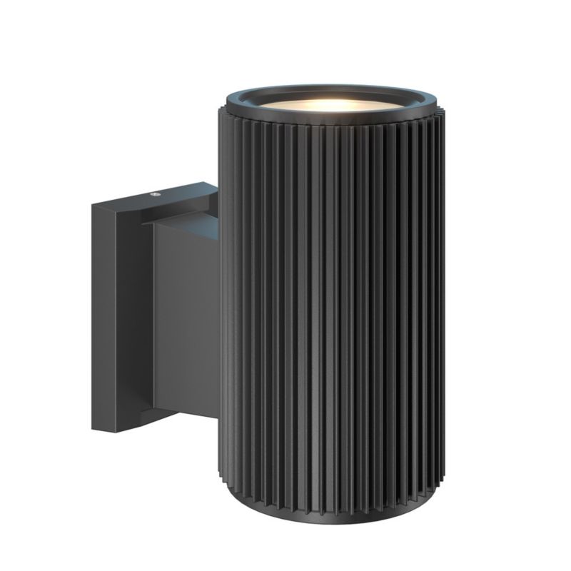 Kinkiet ścienny zewnętrzny Maytoni Rando czarno-transparentny 1 x E27 x 60W IP54 wym: 16 x 16 x 16 cm - 1 szt.