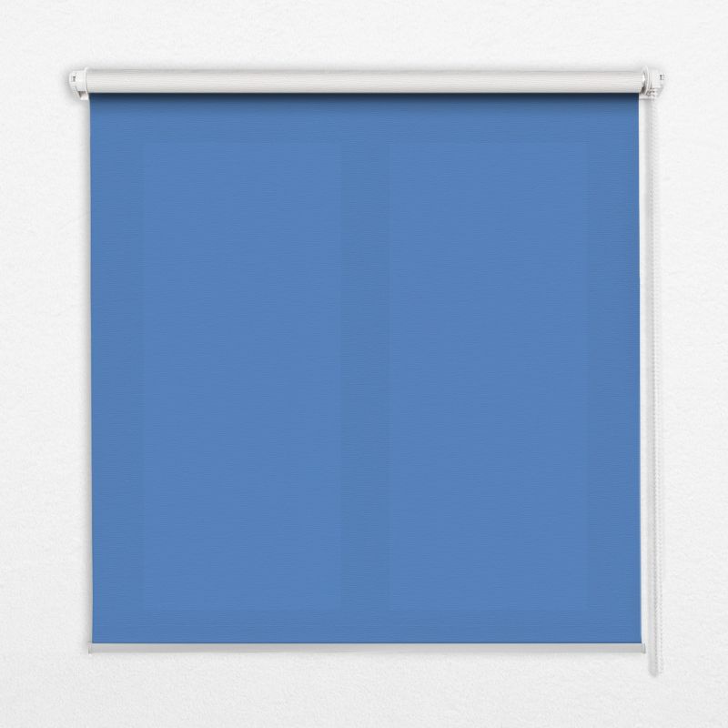 Roleta Do Okien Tulup 100x140 cm Niebieski Montaż do ściany/sufitu 1 szt.