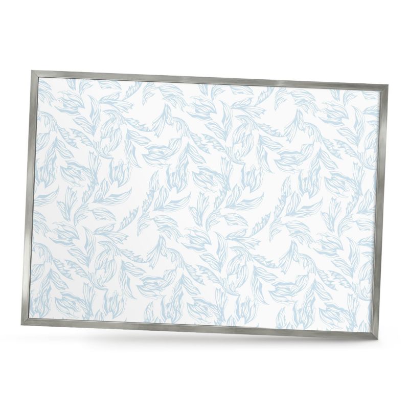 Magnetyczna tablica ozdobna ArtPrintCave 70x50 Lekki motyw w srebrnej ramie 1szt