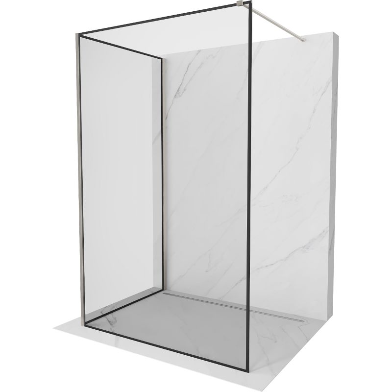 Ścianka prysznicowa Mexen Kioto czarny wzór 90x80 800-090-212-97-70-080 1 szt.