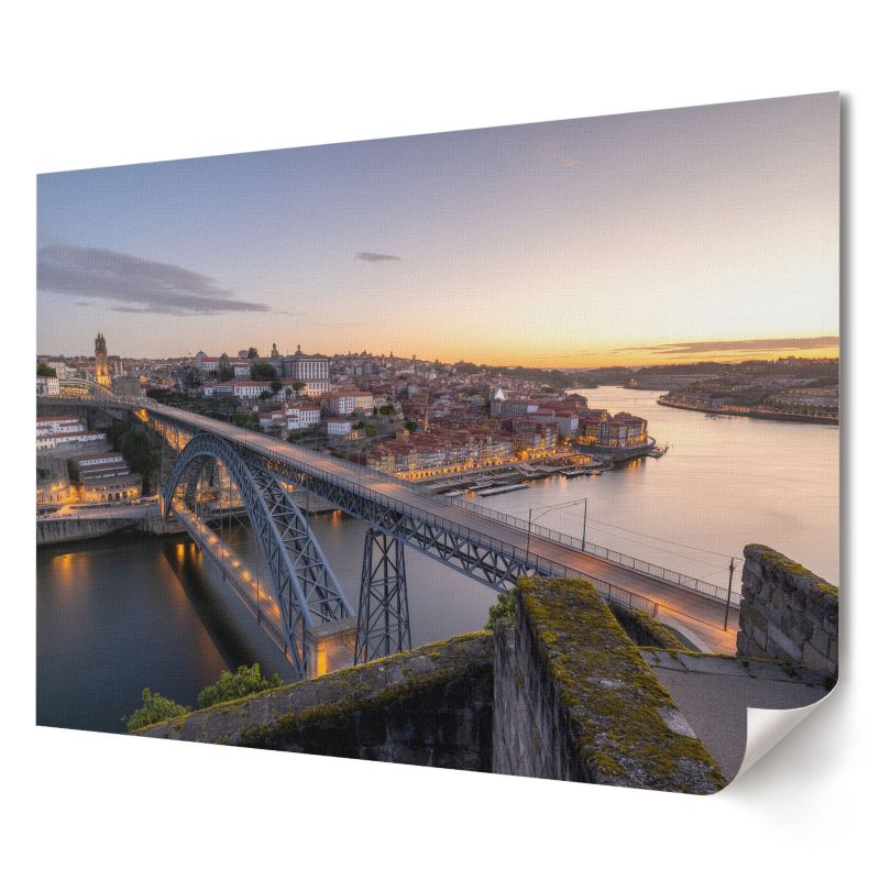 Plakat na płótnie Wallfluent Format A2 Most miejski Artysta Orin 1 szt.