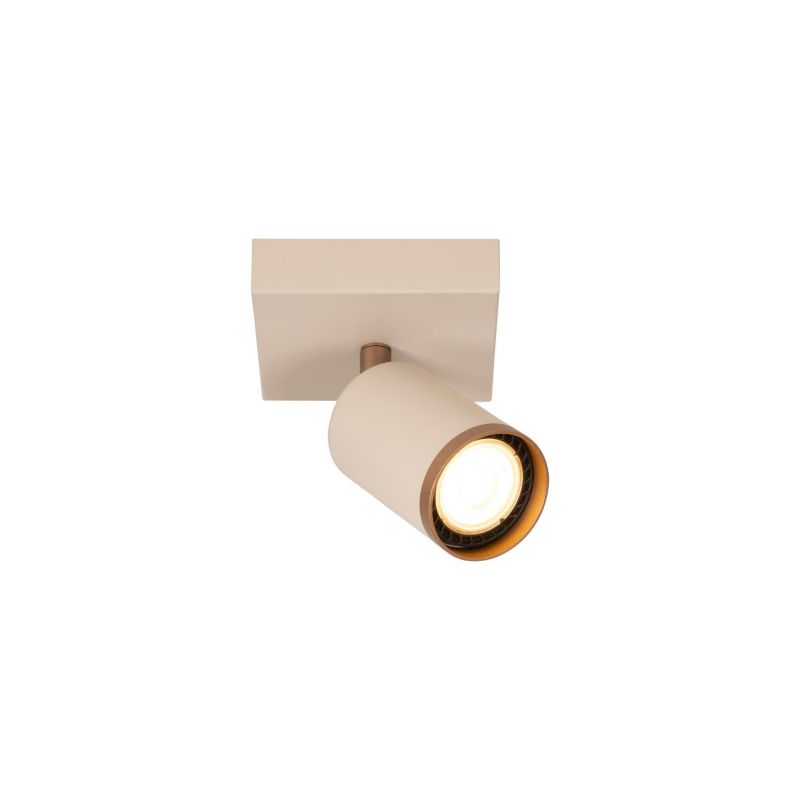 Reflektor spot tuba z obwódką Lucide REGINA taupe 1xGU10x50W IP20 wym:14x10x10cm - 1 szt.