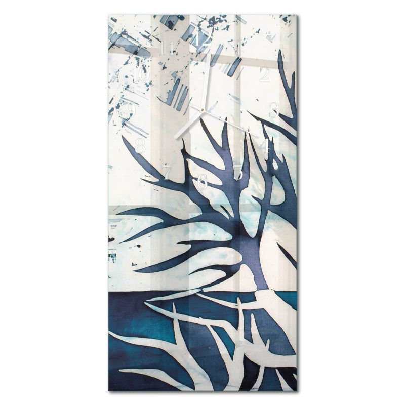 Zegar Ścienny Nowoczesny Tulup 30x60 cm z Białymi Wskazówkami Gałęzie 1 szt.