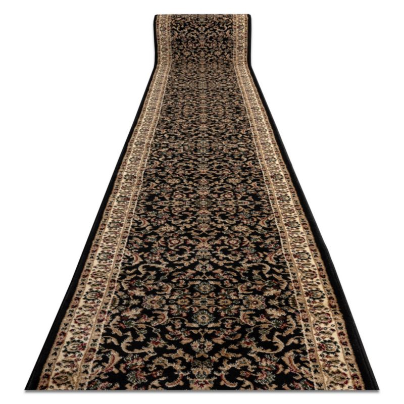 Chodnik RugsX 100x220 cm czarny 256139 1 szt.