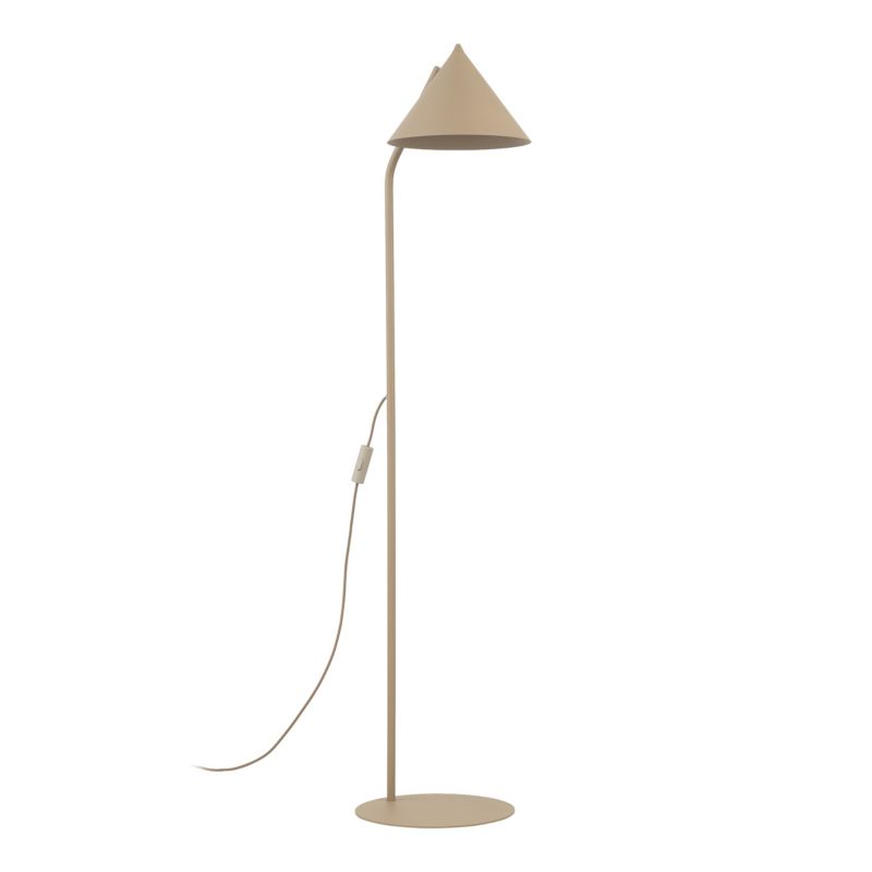 Lampa stojąca Tk Lighting Cono beżowy sabia metalowy stożek 1Xe27 - 1szt.