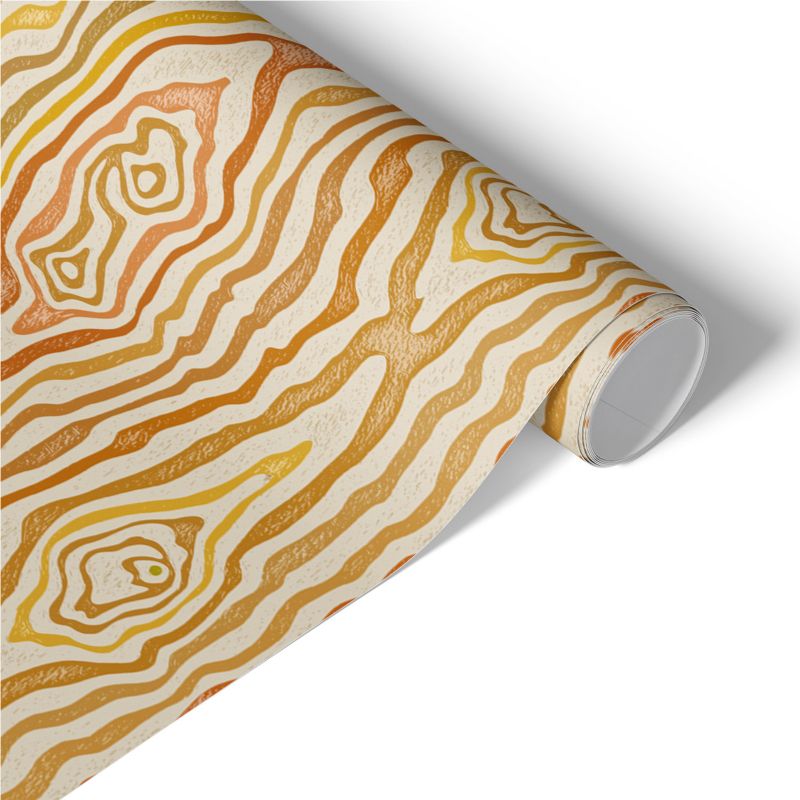 Folia Meblowa Tulup 65x130 cm Drewniane fale Do Sypialni I Garderoby 1 rol.