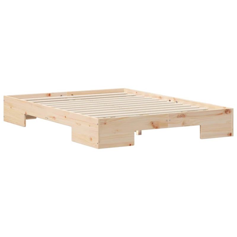 Rama łóżka WaszeMeble 120x200 cm Brązowy sosna WM-873031 1 szt.