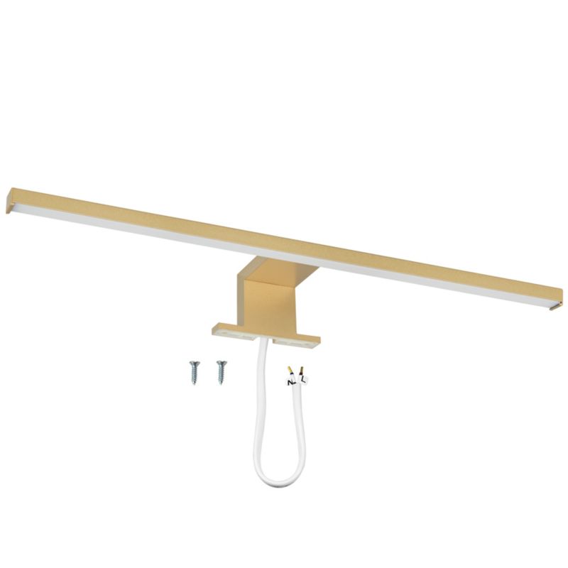 Lampa nad szafkę LED 60cm FURNIKA złoty matowy IP44 230V 1szt.