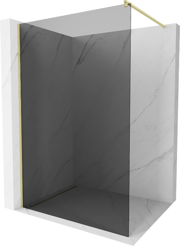 Ścianka prysznicowa Mexen Kioto grafit złoty 90x200 cm 800-090-101-55-40 1 szt.